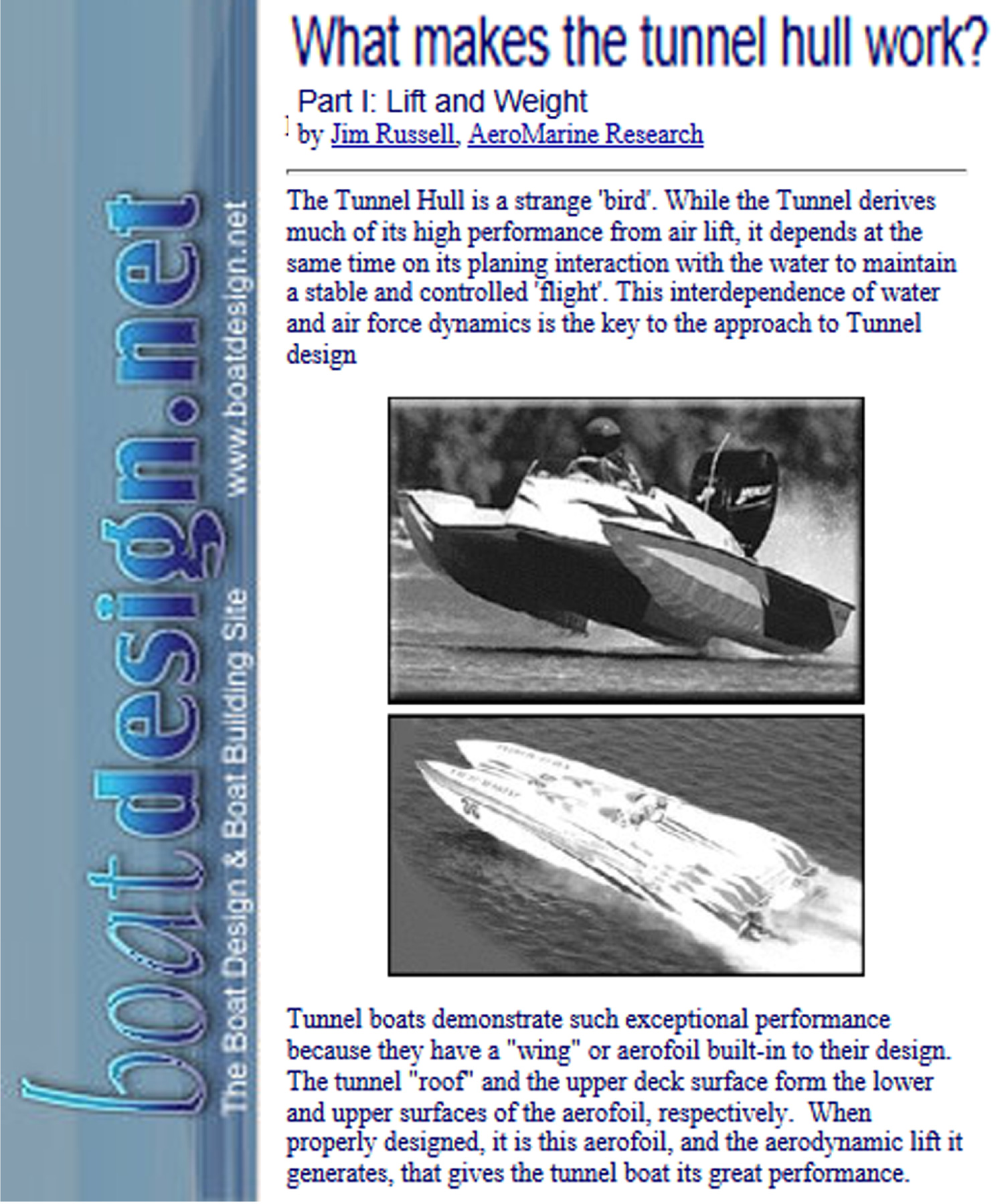 BoatDesign.net - May 2002, by Jim Russell
