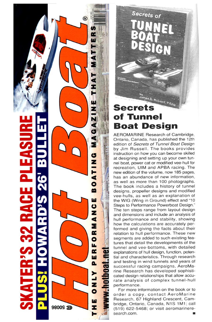 Hot Boat June 2003
